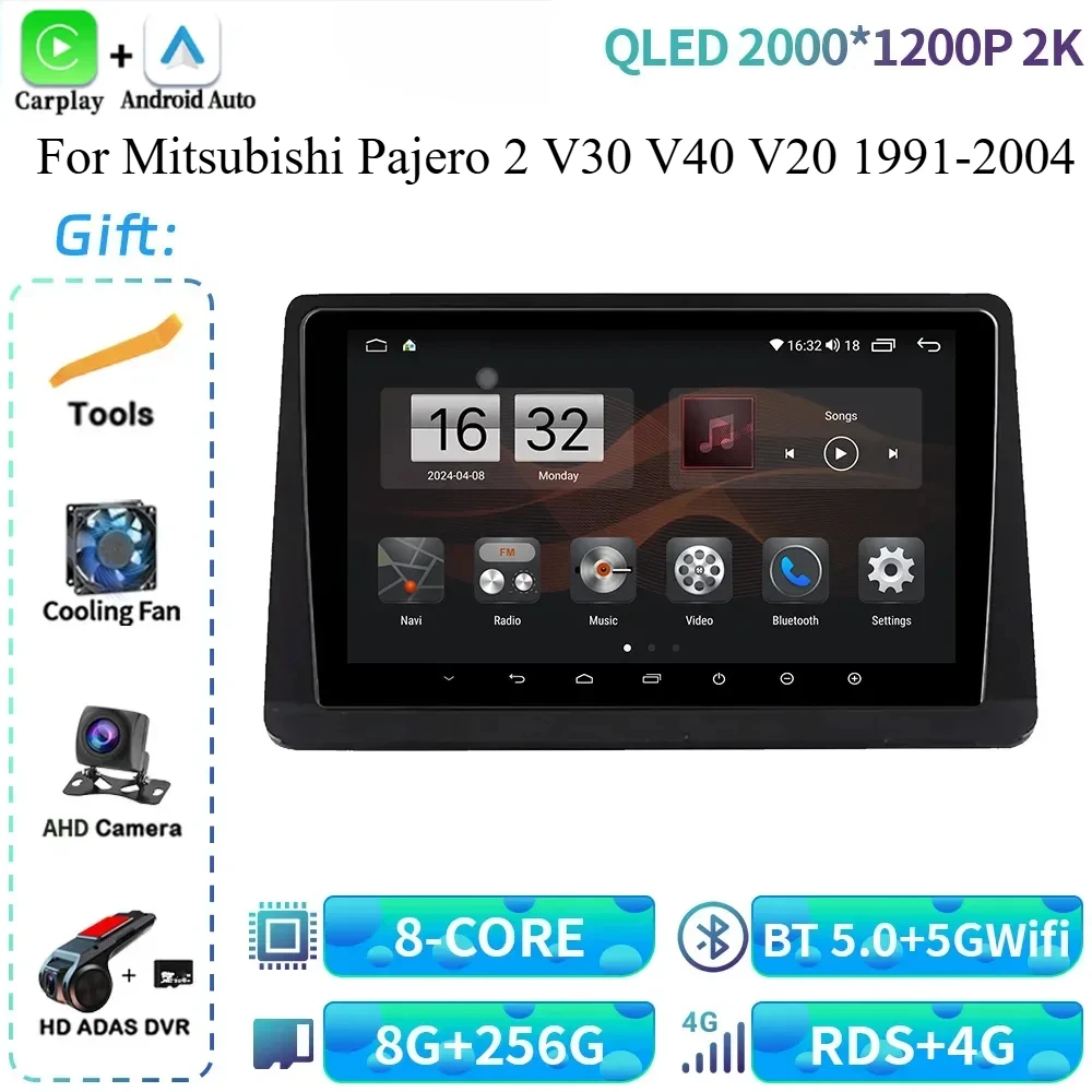 For Mitsubishi Pajero 2 V30 V40 V20 1991-2004 Car Radio Android 14 Multimedia 4G GPS Wireless BT Carplay Navigation Touch Screen
For Mitsubishi Pajero 2 V30 V40 V20 1991-2004 Car Radio Android 14 Multimedia 4G GPS Wireless BT Carplay Navigation Touch Screen