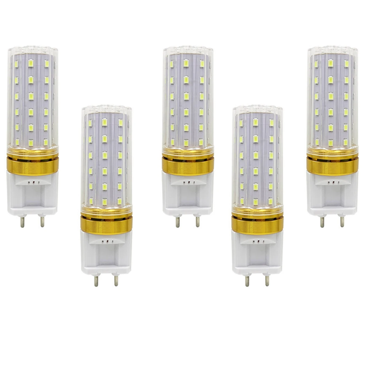 5PCS G12 Led Corn Light Bulbs 15W 20W Cool Warm White 220V 240V 85-265V Clear Pc Shell 360 Degree Beam Angle 2835 Smd For Home
5PCS G12 Led Corn Light Bulbs 15W 20W Cool Warm White 220V 240V 85-265V Clear Pc Shell 360 Degree Beam Angle 2835 Smd For Home
