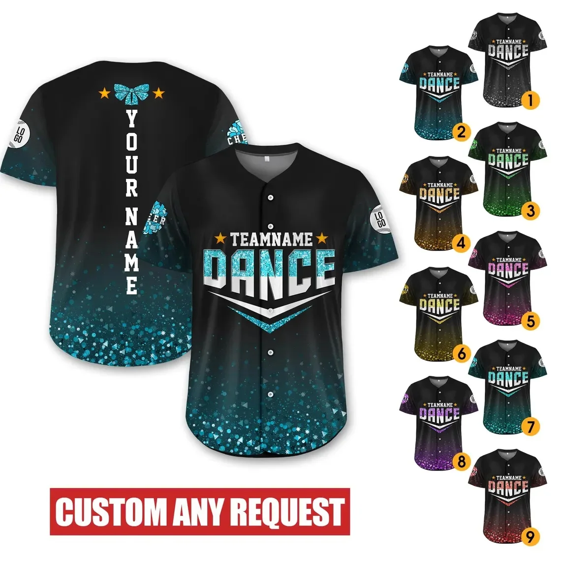 Custom Team Name Number Cheer Baseball Jersey Adult Custom Team Cheer Dance Shirt Cheerleader Dance Mom Gifts Matching jersey
Custom Team Name Number Cheer Baseball Jersey Adult Custom Team Cheer Dance Shirt Cheerleader Dance Mom Gifts Matching jersey
