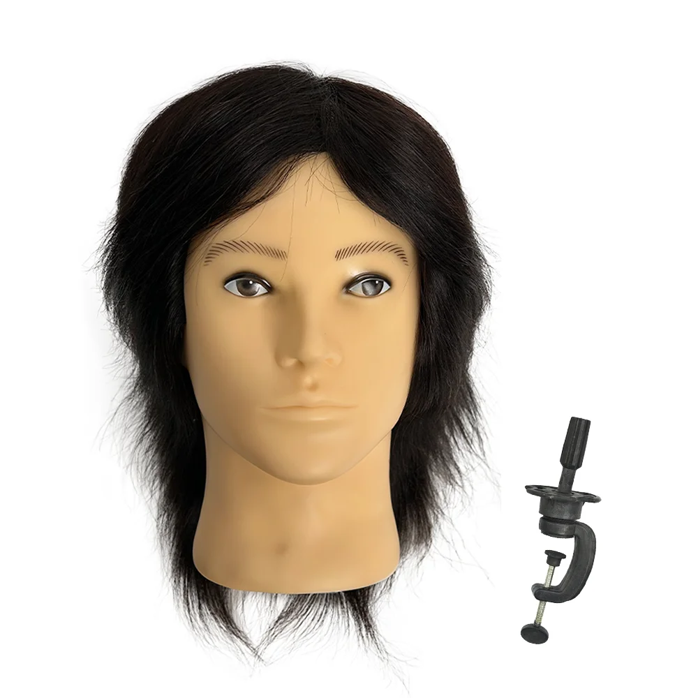 Men's Mannequin Head with Real Hair for Barber & Stylist Training - Salon Grade for Cutting & Coloring Practice
Men's Mannequin Head with Real Hair for Barber & Stylist Training - Salon Grade for Cutting & Coloring Practice
