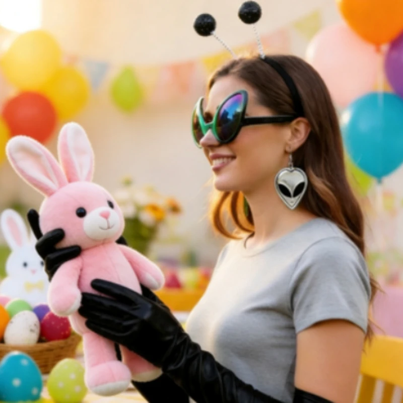 Набор аксессуаров для костюма инопланетянина на Пасху: повязки на голову с антеннами, солнцезащитные очки, перчатки, серьги и браслеты – праздничный набор для вечеринки
Набор аксессуаров для костюма инопланетянина на Пасху: повязки на голову с антеннами, солнцезащитные очки, перчатки, серьги и браслеты – праздничный набор для вечеринки