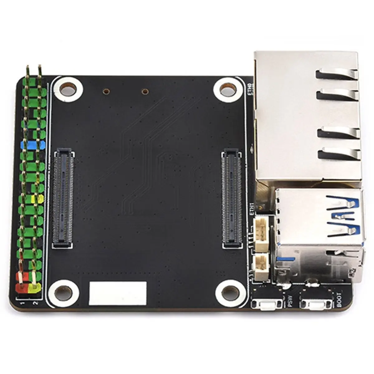 Mini Dual Gigabit Ethernet Base Board Mini-Computer Kit for Compute Module 5 CM5 Carrier Board
Mini Dual Gigabit Ethernet Base Board Mini-Computer Kit for Compute Module 5 CM5 Carrier Board