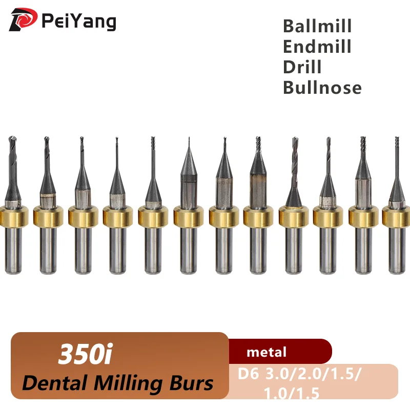 Imes Icore 350i Metal Milling Burs Tools Cutters for CAD CAM Dental Lab Ballmill/Endmill/Drill/Bullnose
Imes Icore 350i Metal Milling Burs Tools Cutters for CAD CAM Dental Lab Ballmill/Endmill/Drill/Bullnose