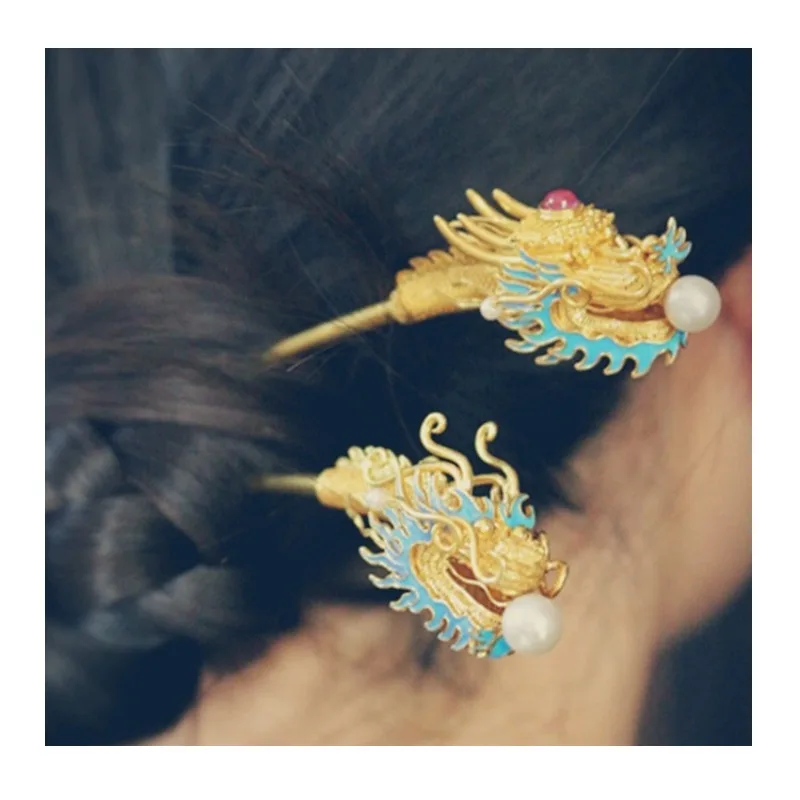 The Forbidden City in The Qing Dynasty Has The Same Filigree, Cuilong Hairpin, Enamel Hanfu Accessories, Ancient Hairpin, Disc H
The Forbidden City in The Qing Dynasty Has The Same Filigree, Cuilong Hairpin, Enamel Hanfu Accessories, Ancient Hairpin, Disc H