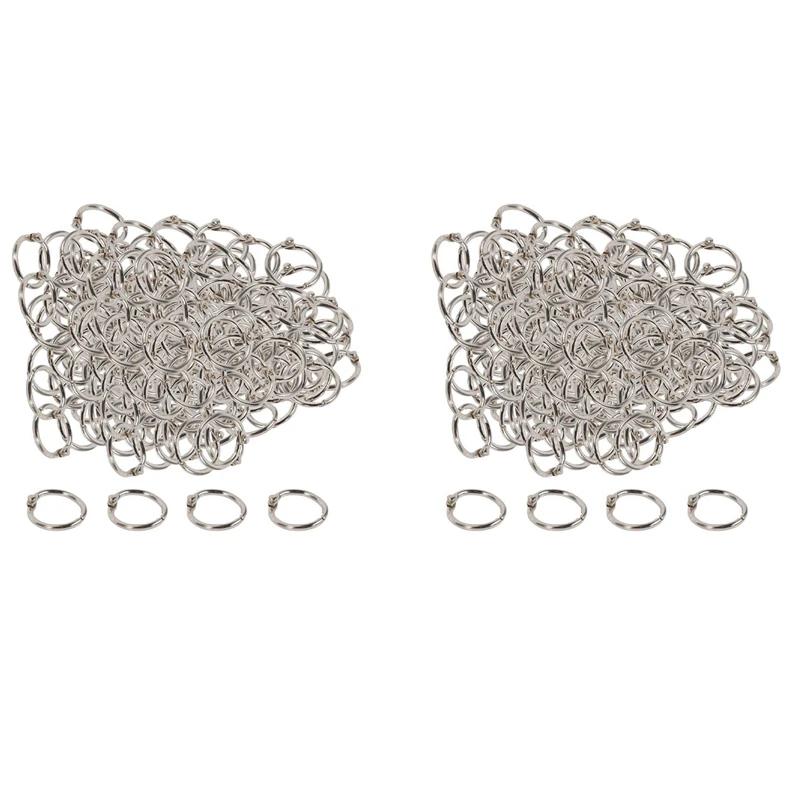 200Pcs 19Mm Loose Leaf Binder Rings Key Rings Book Rings Binder Rings For Scrapbook/Album/Craft
200Pcs 19Mm Loose Leaf Binder Rings Key Rings Book Rings Binder Rings For Scrapbook/Album/Craft