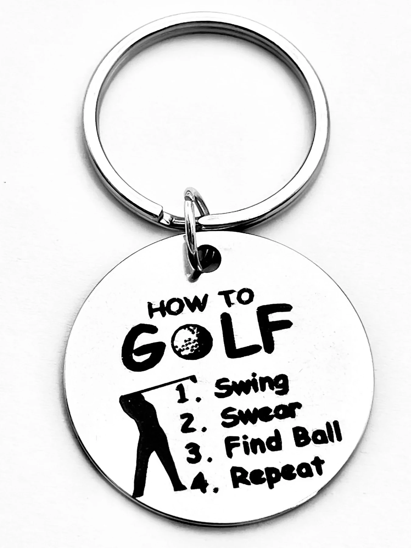 Stainless Steel Golf Ball Marker Keychain, Stylish Sporty Accessory, Durable Metal Construction, Perfect Novelty Gift for Golf E
Stainless Steel Golf Ball Marker Keychain, Stylish Sporty Accessory, Durable Metal Construction, Perfect Novelty Gift for Golf E