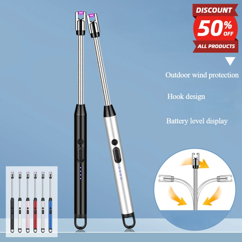 Extended 360 Degree Rotation Electric Arc Electronic Pulse Igniter Household Kitchen Artifact Outdoor Windproof Electric Lighter
Extended 360 Degree Rotation Electric Arc Electronic Pulse Igniter Household Kitchen Artifact Outdoor Windproof Electric Lighter