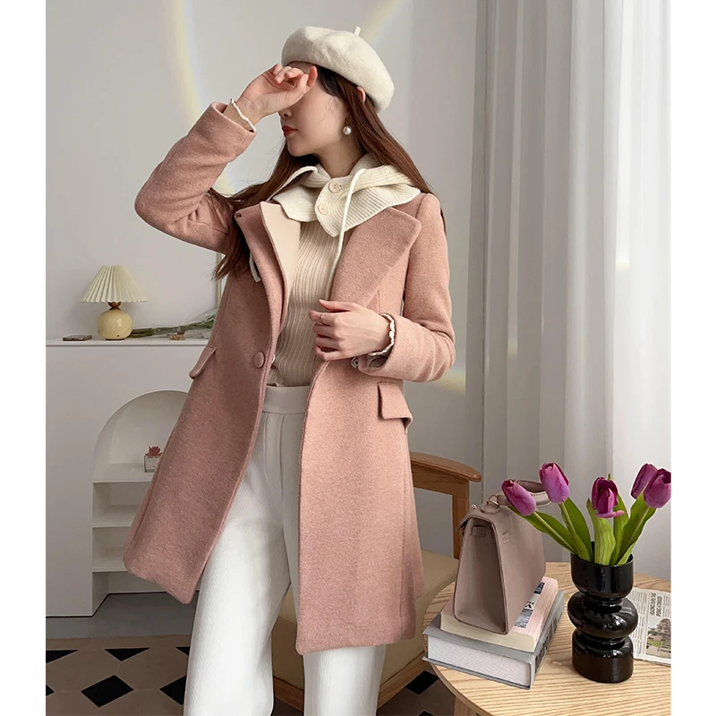 Faionable Barbaracot French Hat Multi-Wear Collar Woolen Coat for Women Selfwill Brand Commute Sle Long Sve
Faionable Barbaracot French Hat Multi-Wear Collar Woolen Coat for Women Selfwill Brand Commute Sle Long Sve