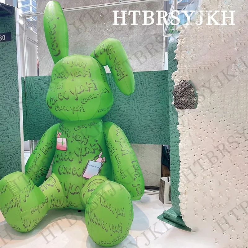 Надувные граффити, зеленый кролик, воздушная модель, Пасхальный кролик, торговый центр, выставочный зал, украшенный талисманами животных
Надувные граффити, зеленый кролик, воздушная модель, Пасхальный кролик, торговый центр, выставочный зал, украшенный талисманами животных