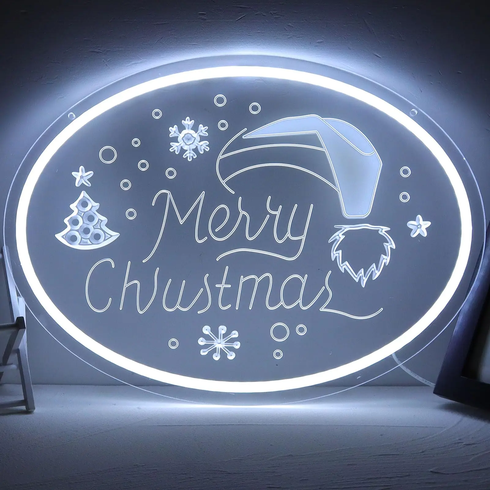 Merry Christmas Neon Sign USB Powered LED Light Up Carving Dimmable for Kids Bedroom Wall Decor Holiday Gift Art for Boys Girls
Merry Christmas Neon Sign USB Powered LED Light Up Carving Dimmable for Kids Bedroom Wall Decor Holiday Gift Art for Boys Girls