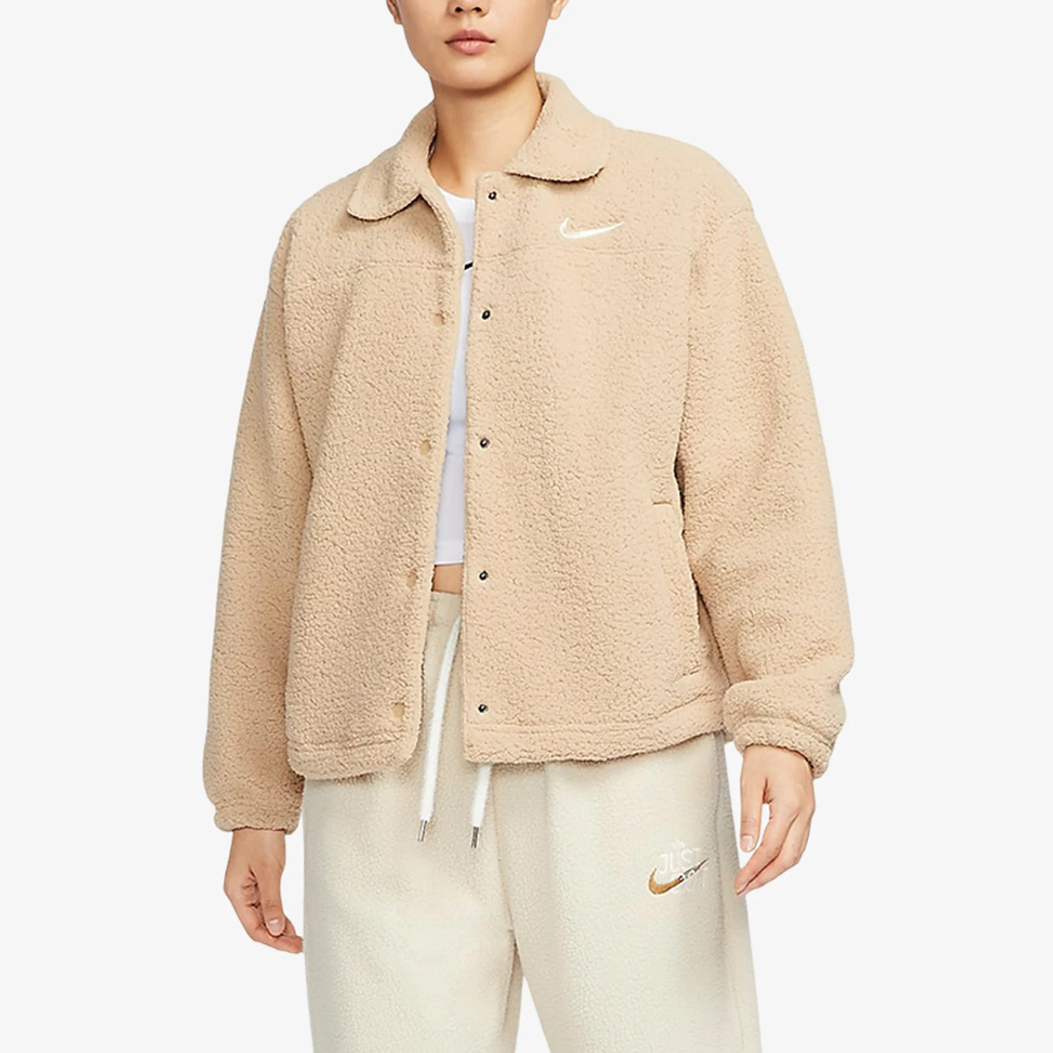 Nike Official New Women's Fleece Lapel Soft Casual Jacket FB8708-200
Nike Official New Women's Fleece Lapel Soft Casual Jacket FB8708-200