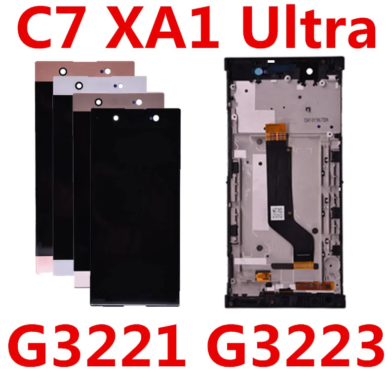 6.0 inch For SONY Xperia XA1 Ultra G3221 G3223 LCD Screen Display Digitizer For Sony C7 Assembly Touch screen Frame
6.0 inch For SONY Xperia XA1 Ultra G3221 G3223 LCD Screen Display Digitizer For Sony C7 Assembly Touch screen Frame