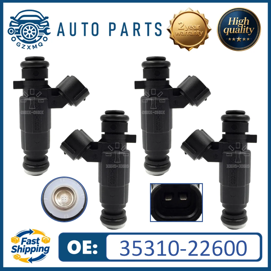 35310-22600 High Quality 4Pcs Fuel Injector For Hyundai Accent 1.5L 1.6L l4
35310-22600 High Quality 4Pcs Fuel Injector For Hyundai Accent 1.5L 1.6L l4