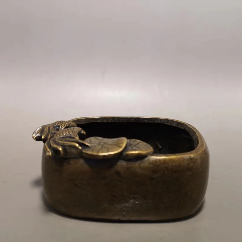 Antique collectible , inkstone, old copper washer, pen rest, desktop ornaments, classical Chinese style stationery,
Antique collectible , inkstone, old copper washer, pen rest, desktop ornaments, classical Chinese style stationery,