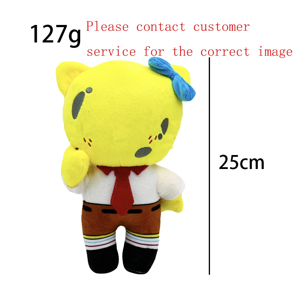 Cute Sqogebob Plush Doll in White Shirt Red Tie Cartoon Yellow Cat Stuffed Toy
Cute Sqogebob Plush Doll in White Shirt Red Tie Cartoon Yellow Cat Stuffed Toy