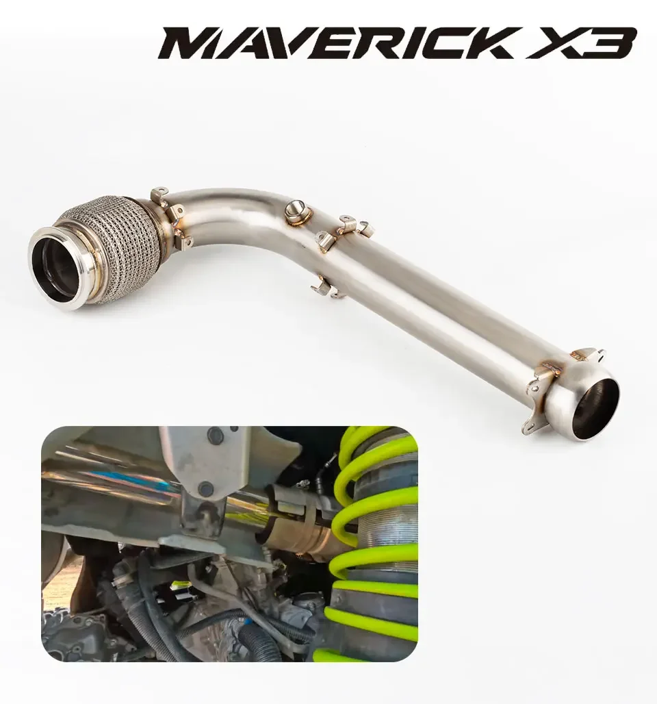 Motorcycle ATV UTV exhaust muffler for Can Am Maverick X3 Turbo R & RR Max X3 Turbo Maverick X3 exhaust link pipe 2017-2023
Motorcycle ATV UTV exhaust muffler for Can Am Maverick X3 Turbo R & RR Max X3 Turbo Maverick X3 exhaust link pipe 2017-2023