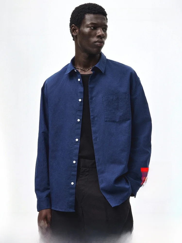 H&M Men's Shirt Linen Cotton Blend Casual Fit Collarless Breathable Summer 2026 Standard Edition Long Sleeve Open Cardigan
H&M Men's Shirt Linen Cotton Blend Casual Fit Collarless Breathable Summer 2026 Standard Edition Long Sleeve Open Cardigan