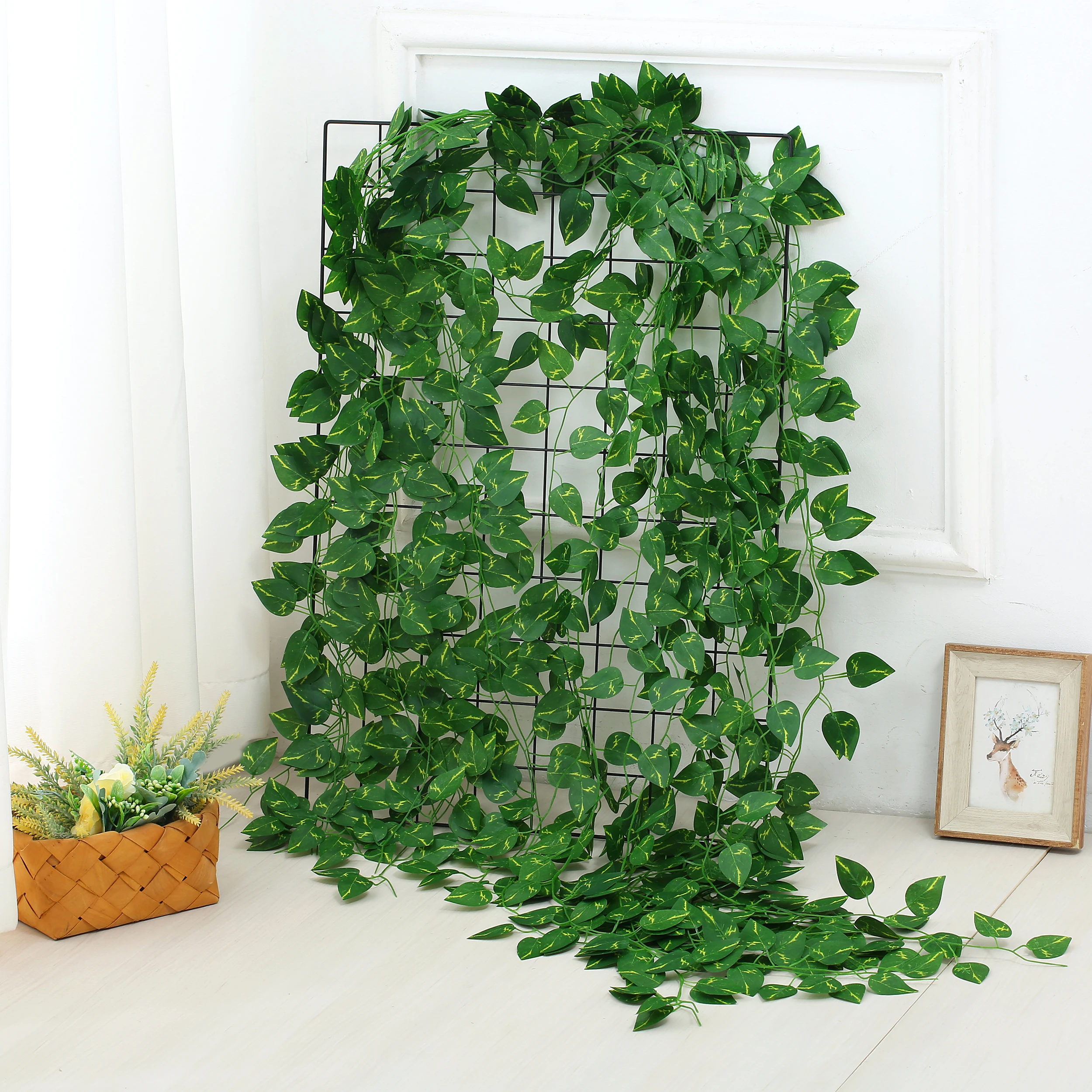 12 PCS Total 14.4m/566.9inch Ivy Garland for Home Living Room Wall Decoration Artificial Greenery Vine for Wedding Party Decor
12 PCS Total 14.4m/566.9inch Ivy Garland for Home Living Room Wall Decoration Artificial Greenery Vine for Wedding Party Decor