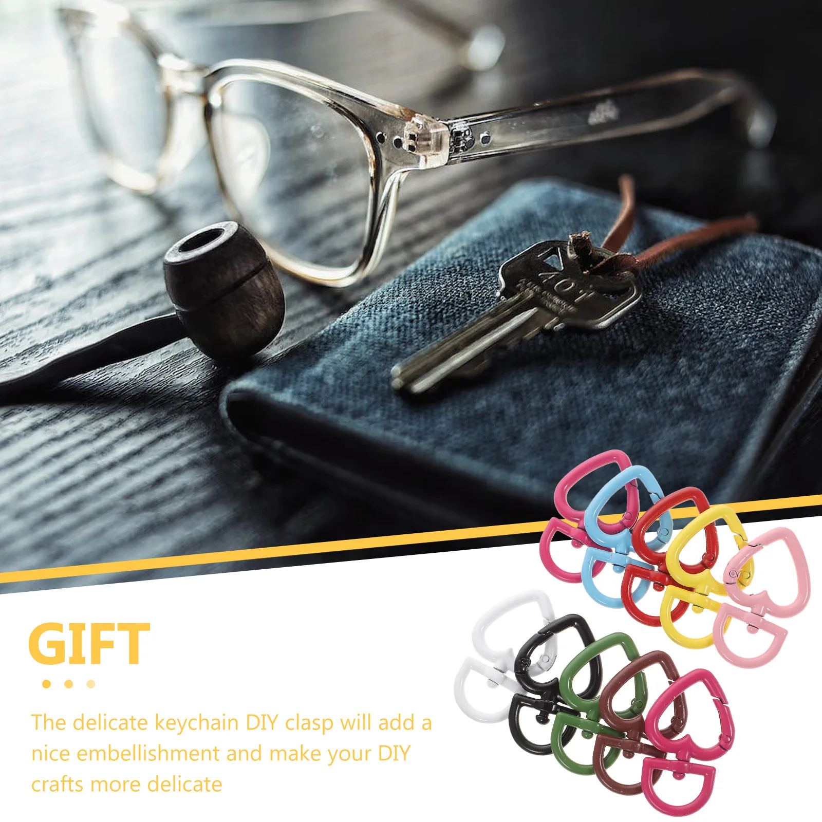 10 шт. застежек-сердечек для брелоков, гладкая отделка, для изготовления украшений своими руками, для поделок, соединительные застежки-сердечки для брелоков
10 шт. застежек-сердечек для брелоков, гладкая отделка, для изготовления украшений своими руками, для поделок, соединительные застежки-сердечки для брелоков