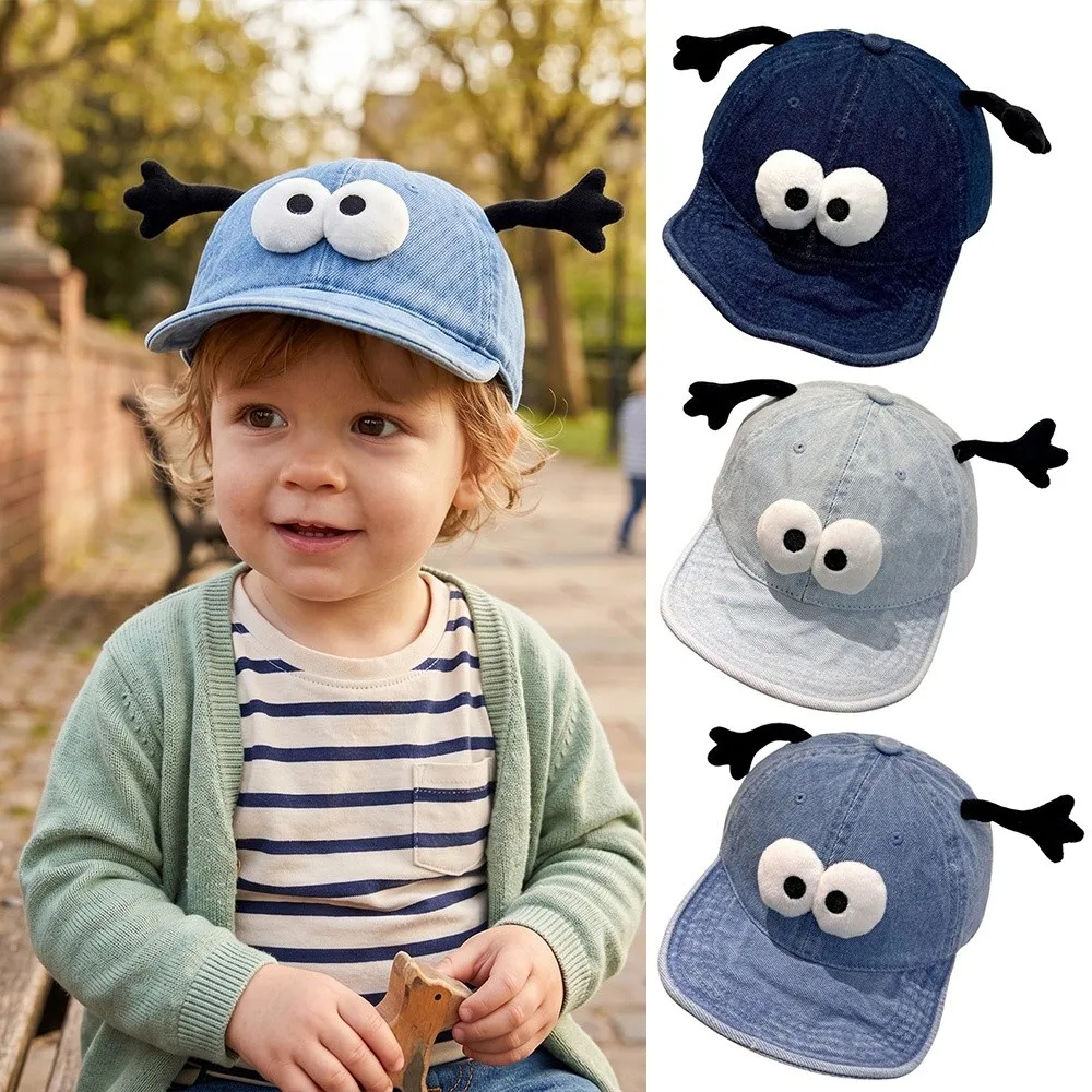 Cartoon Big Eyes Children Duck Tongue Cap Cotton Denim Sun Protection Sunshade Hat Breathable Adjustable Baby Baseball Cap
Cartoon Big Eyes Children Duck Tongue Cap Cotton Denim Sun Protection Sunshade Hat Breathable Adjustable Baby Baseball Cap