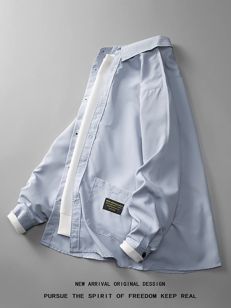 Loose Fit Long Sve Casual irt Trendy Sle Versatile Men's Jaet Autumn Spring Season Faionable Button down irt
Loose Fit Long Sve Casual irt Trendy Sle Versatile Men's Jaet Autumn Spring Season Faionable Button down irt
