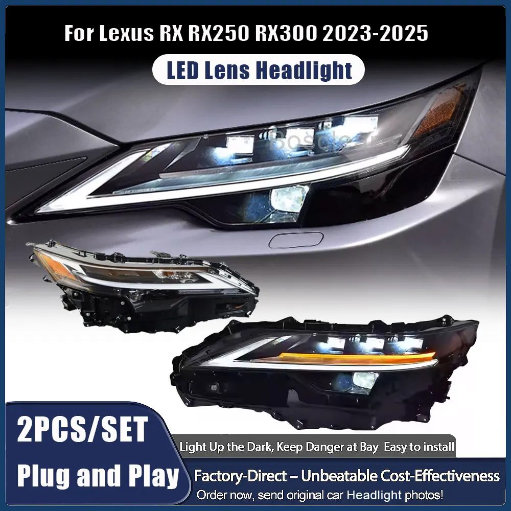 Car Lights For Lexus RX RX350 Headlights 2023 2024 2025 Full LED Projetor Headlamp Daytime Running Light Automotive Accessories
Car Lights For Lexus RX RX350 Headlights 2023 2024 2025 Full LED Projetor Headlamp Daytime Running Light Automotive Accessories