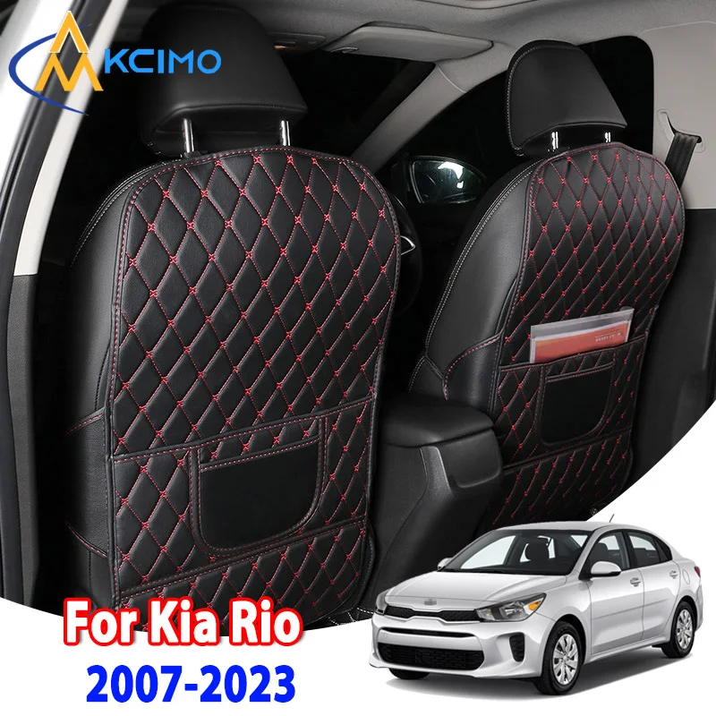 For Kia Rio 2007-2023 PU Leather Car Anti-Kick Pad Seat Back Protector Cover Back Seat Organizer with Storage Pocket
For Kia Rio 2007-2023 PU Leather Car Anti-Kick Pad Seat Back Protector Cover Back Seat Organizer with Storage Pocket