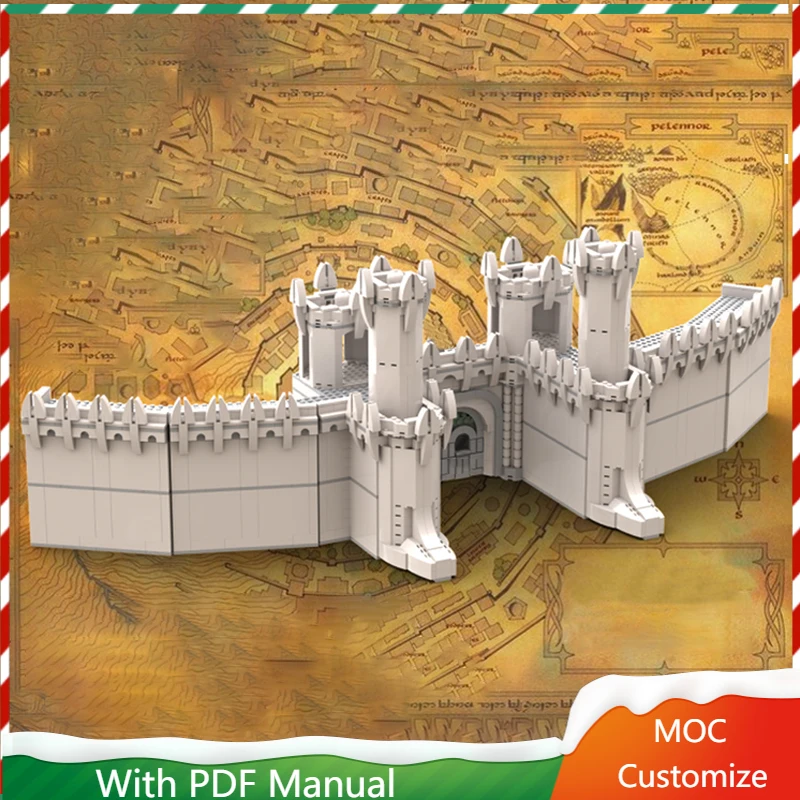 2574 PCS MOC Medieval Luxury City Gate Architecture scene Building Block Customize Diy Education Assembly Kids Toy Birthday Gift
2574 PCS MOC Medieval Luxury City Gate Architecture scene Building Block Customize Diy Education Assembly Kids Toy Birthday Gift