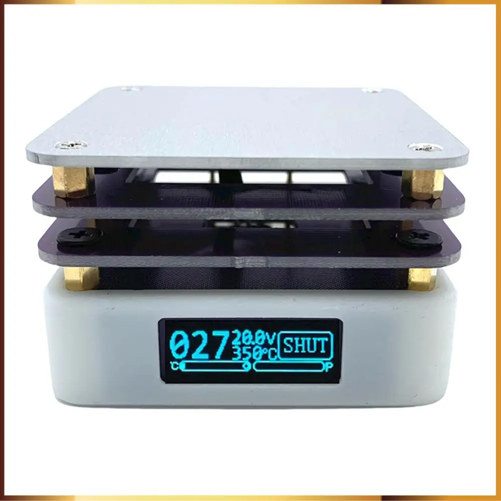 65W Preheat Soldering Station with Screen Display PCB Board Preheating Platfor Rework Heater Lab Plate for Repair DIY Laboratory
65W Preheat Soldering Station with Screen Display PCB Board Preheating Platfor Rework Heater Lab Plate for Repair DIY Laboratory