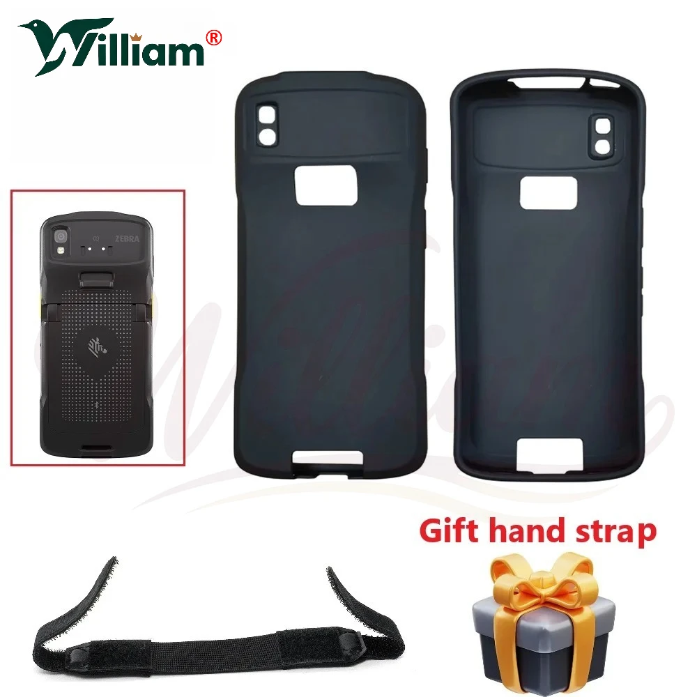 Protective Cover Case with Hand Strap for Zebra TC22 TC27 Scanner,TC22 Case Rugged Boot Bumper
