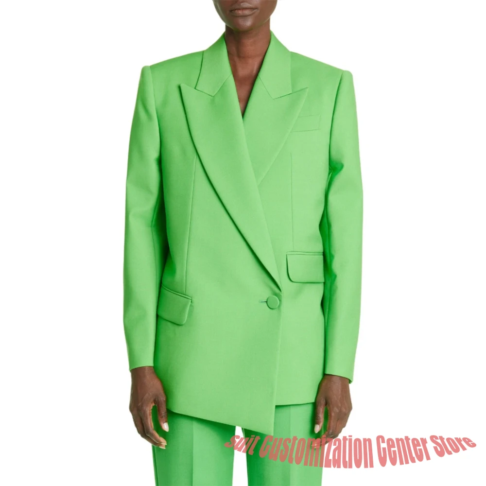 Women’s Green Suit Two Piece (Jacket+Pants) Set with Asymmetric Hem for Formal Party Streetwear Fashion Casual Outfit
Women’s Green Suit Two Piece (Jacket+Pants) Set with Asymmetric Hem for Formal Party Streetwear Fashion Casual Outfit