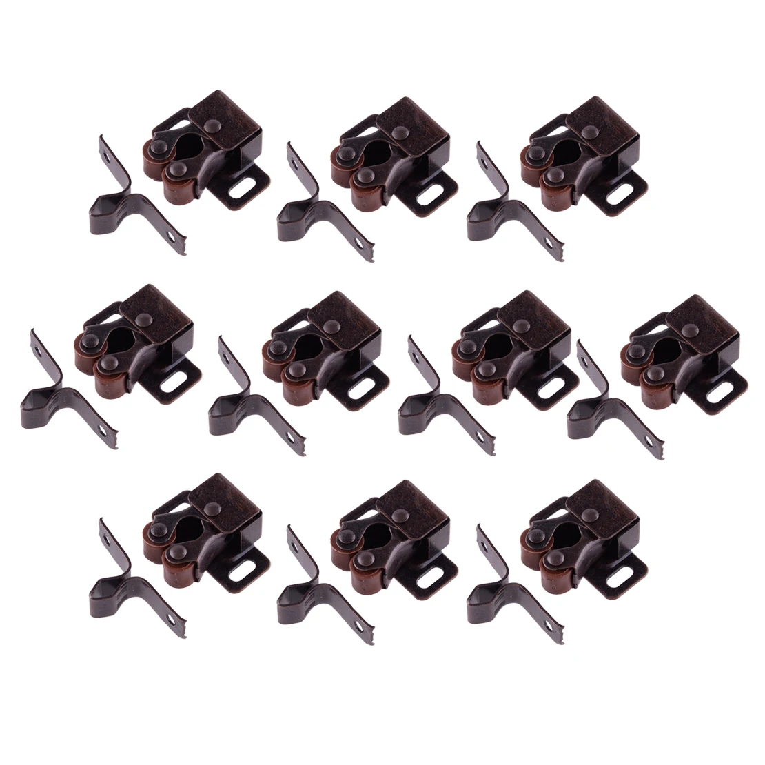 10 комплектов, двойные роликовые защелки для дверей шкафов
10 комплектов, двойные роликовые защелки для дверей шкафов