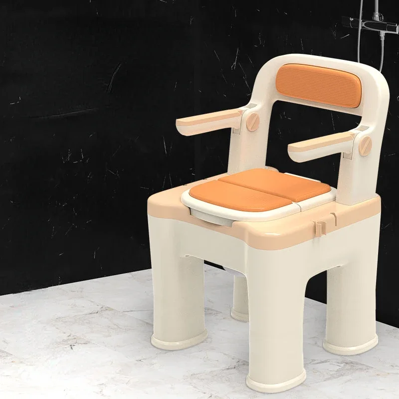 Elderly Bath Chair Toilet Seat Dual Use, Thickened Portable Indoor Commode Toilet Chair for Elderly Disabled Disability Aids
Elderly Bath Chair Toilet Seat Dual Use, Thickened Portable Indoor Commode Toilet Chair for Elderly Disabled Disability Aids