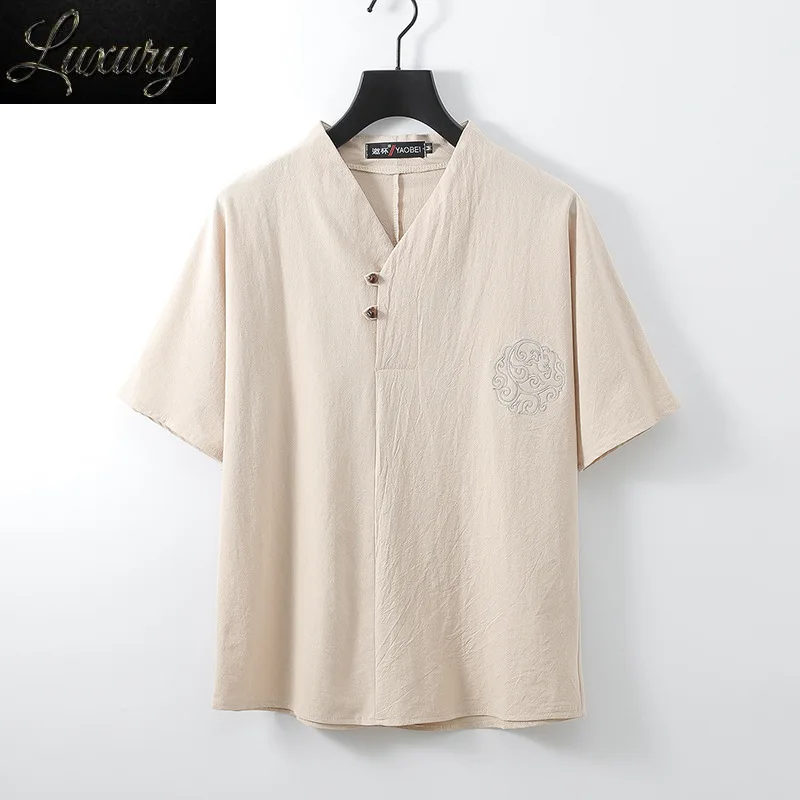 Linen Shirts Men 2023 Summer Casual Cotton Short Sleeve Oversize Big Size Large 9xl 8XL Plus 7XL 6xl V Neck Male Chinese
Linen Shirts Men 2023 Summer Casual Cotton Short Sleeve Oversize Big Size Large 9xl 8XL Plus 7XL 6xl V Neck Male Chinese