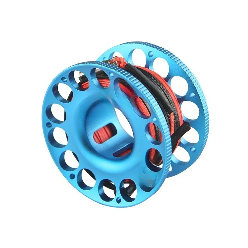Aluminum alloy curved surface submersible reel, diving tow rope spool 15m/30m
Aluminum alloy curved surface submersible reel, diving tow rope spool 15m/30m