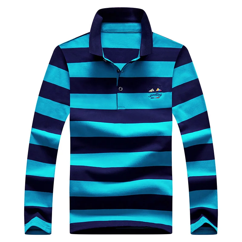 Hot 2023 Stripe Men Polo Shirt Cotton Long Sleeve 2024 New Spring Autumn Embroidery Warm Casual Fashion
Hot 2023 Stripe Men Polo Shirt Cotton Long Sleeve 2024 New Spring Autumn Embroidery Warm Casual Fashion