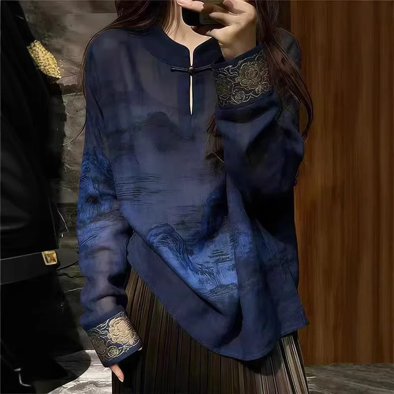 2026 popular new Chinese women's clothing national style unique and beautiful shirt
2026 popular new Chinese women's clothing national style unique and beautiful shirt
