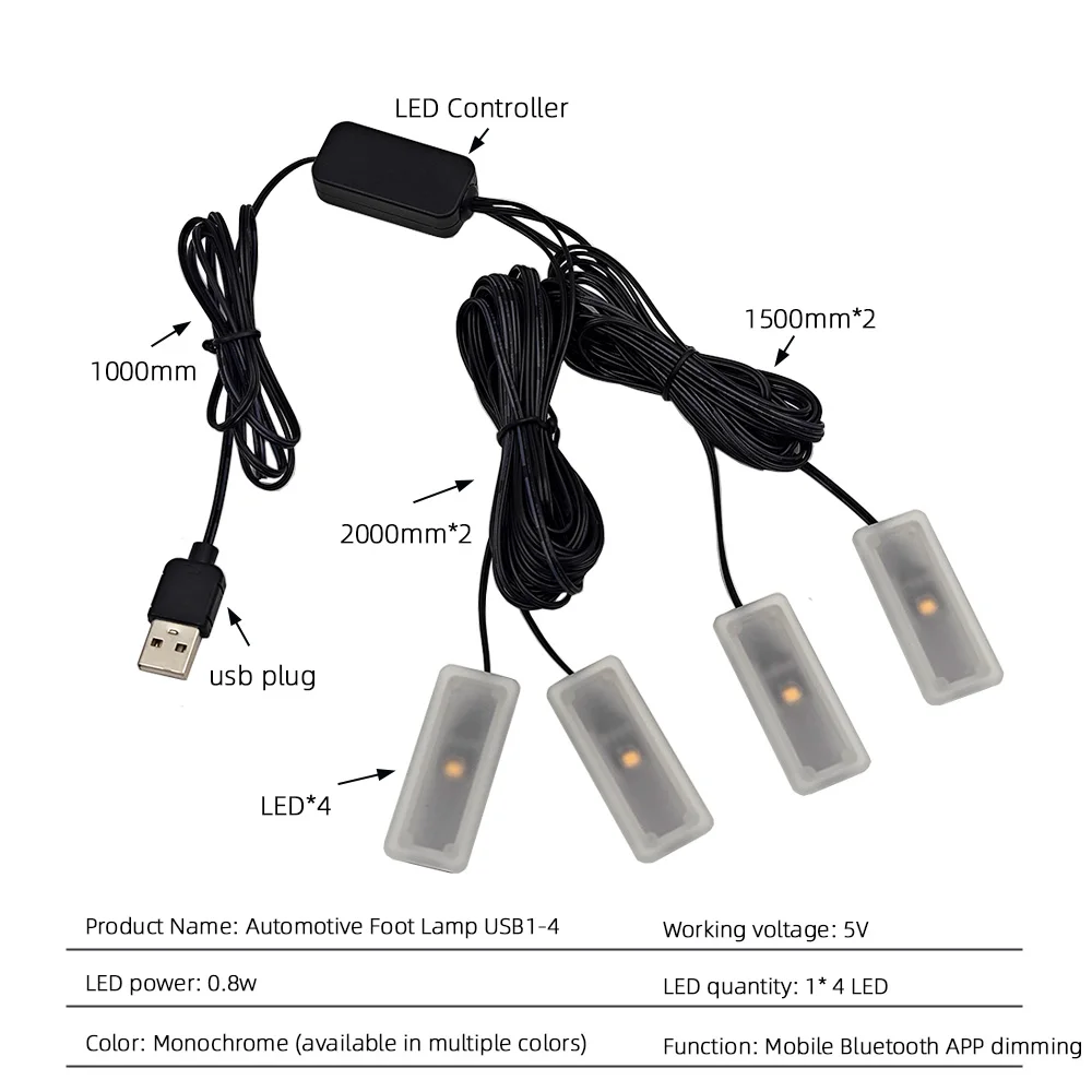 5 В светодиодный светильник для салона автомобиля, комплект освещения для ног, USB-регулировка яркости, подсветка, автоматические декоративные лампы, несколько цветов
5 В светодиодный светильник для салона автомобиля, комплект освещения для ног, USB-регулировка яркости, подсветка, автоматические декоративные лампы, несколько цветов
