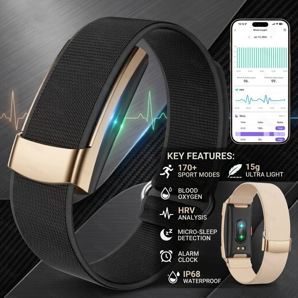 VWAR New GPS Sports Smart Bracelet Men AI Healthy Blood Oxygen Fitness Tracker Pedometer 170+ Sport Modes Smartwatch Band Women
VWAR New GPS Sports Smart Bracelet Men AI Healthy Blood Oxygen Fitness Tracker Pedometer 170+ Sport Modes Smartwatch Band Women
