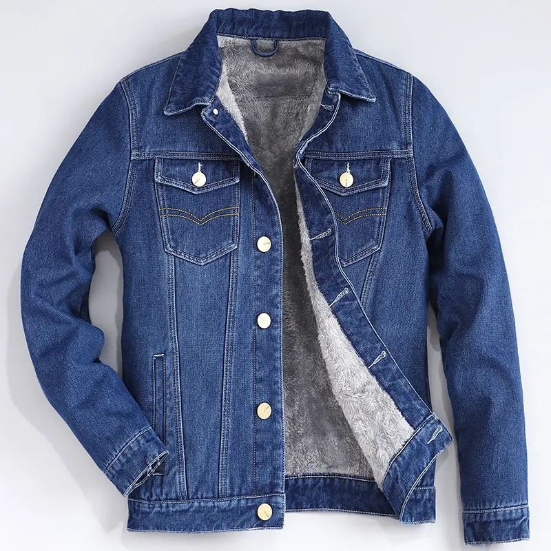 Men Denim Jacket Winter Warm Fleece Coats Mens Outerwear Fashion Jean Jackets Male Cowboy Casual Clothes Large Size 6XL E722
Men Denim Jacket Winter Warm Fleece Coats Mens Outerwear Fashion Jean Jackets Male Cowboy Casual Clothes Large Size 6XL E722