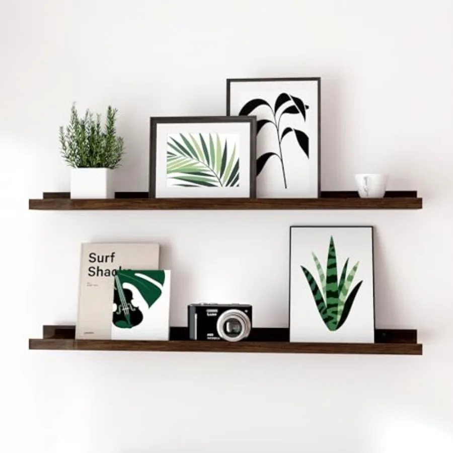 Floating Shelves for Wall Decor, Long Wall Mounted Storage Shelf for Bedroom, Living Room, Bathroom, Kitchen, Nursery, Display
Floating Shelves for Wall Decor, Long Wall Mounted Storage Shelf for Bedroom, Living Room, Bathroom, Kitchen, Nursery, Display