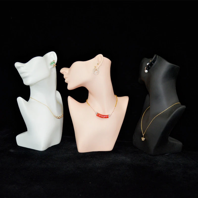 White Half Face Mannequin Head Jewelry Display Stand Earring Necklace Pendant Organizer Holder Case Rack Model for Fashion Acces
White Half Face Mannequin Head Jewelry Display Stand Earring Necklace Pendant Organizer Holder Case Rack Model for Fashion Acces