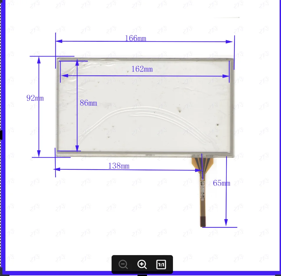 ZhiYuSun XWT580 166*92 мм 7-дюймовый 4-проводной сенсорный экран с сенсорным экраном, совместимый 166*92
ZhiYuSun XWT580 166*92 мм 7-дюймовый 4-проводной сенсорный экран с сенсорным экраном, совместимый 166*92
