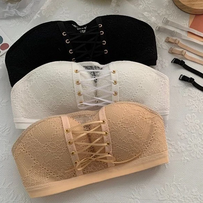 Non-Slip Bra Lace Tube Top Seamless Wireless Small Chest Push Up Adjustable Sexy Beauty Back Underwear For Women
Non-Slip Bra Lace Tube Top Seamless Wireless Small Chest Push Up Adjustable Sexy Beauty Back Underwear For Women