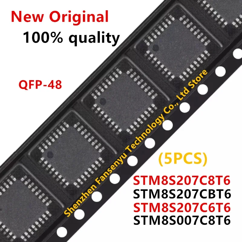 (5piece) 100% New STM8S207C8T6 STM8S207CBT6 STM8S007C8T6 STM8S207C6T6 STM8S207 C8T6 STM8S207 CBT6 QFP-48 Chipset
(5piece) 100% New STM8S207C8T6 STM8S207CBT6 STM8S007C8T6 STM8S207C6T6 STM8S207 C8T6 STM8S207 CBT6 QFP-48 Chipset