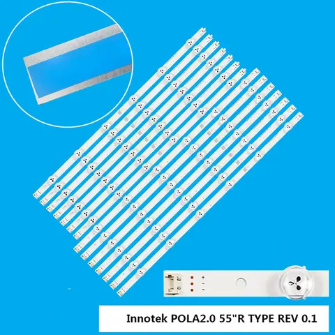شريط الإضاءة الخلفية LED ل 55LN549C 55LN549C 55LA620S 55LA620V 55LN5758 55LN5790 55LN5790 55L6205 55LA6208 55LA6208 55LA6210 55LA6200 55LA6200-CN 55LA616V
