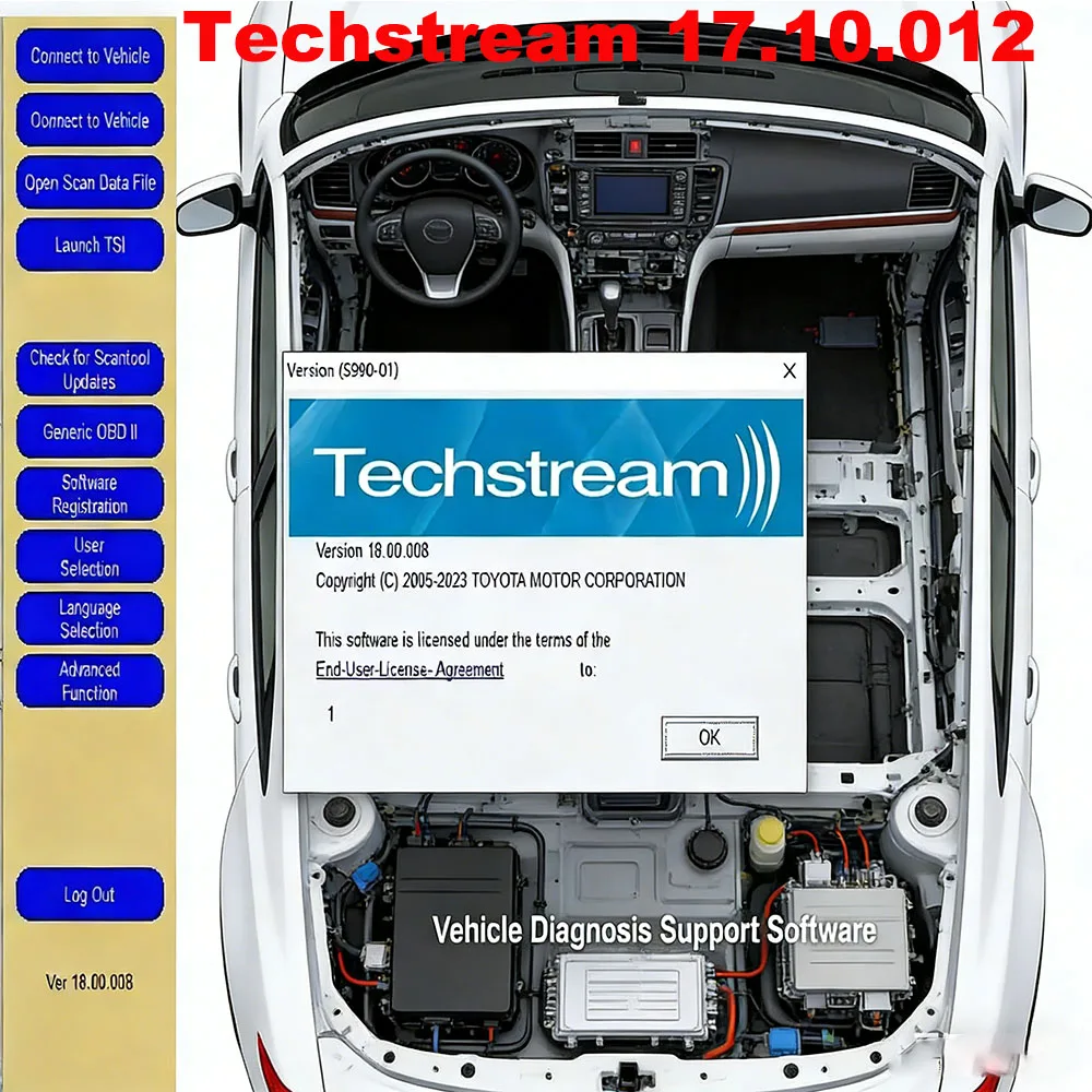 MINI VCI Techstream 17.10.012 obd2 scanner Software coding diagnose car scanning OTC Scanner ECM ECU coding diagnose for To-yota
MINI VCI Techstream 17.10.012 obd2 scanner Software coding diagnose car scanning OTC Scanner ECM ECU coding diagnose for To-yota