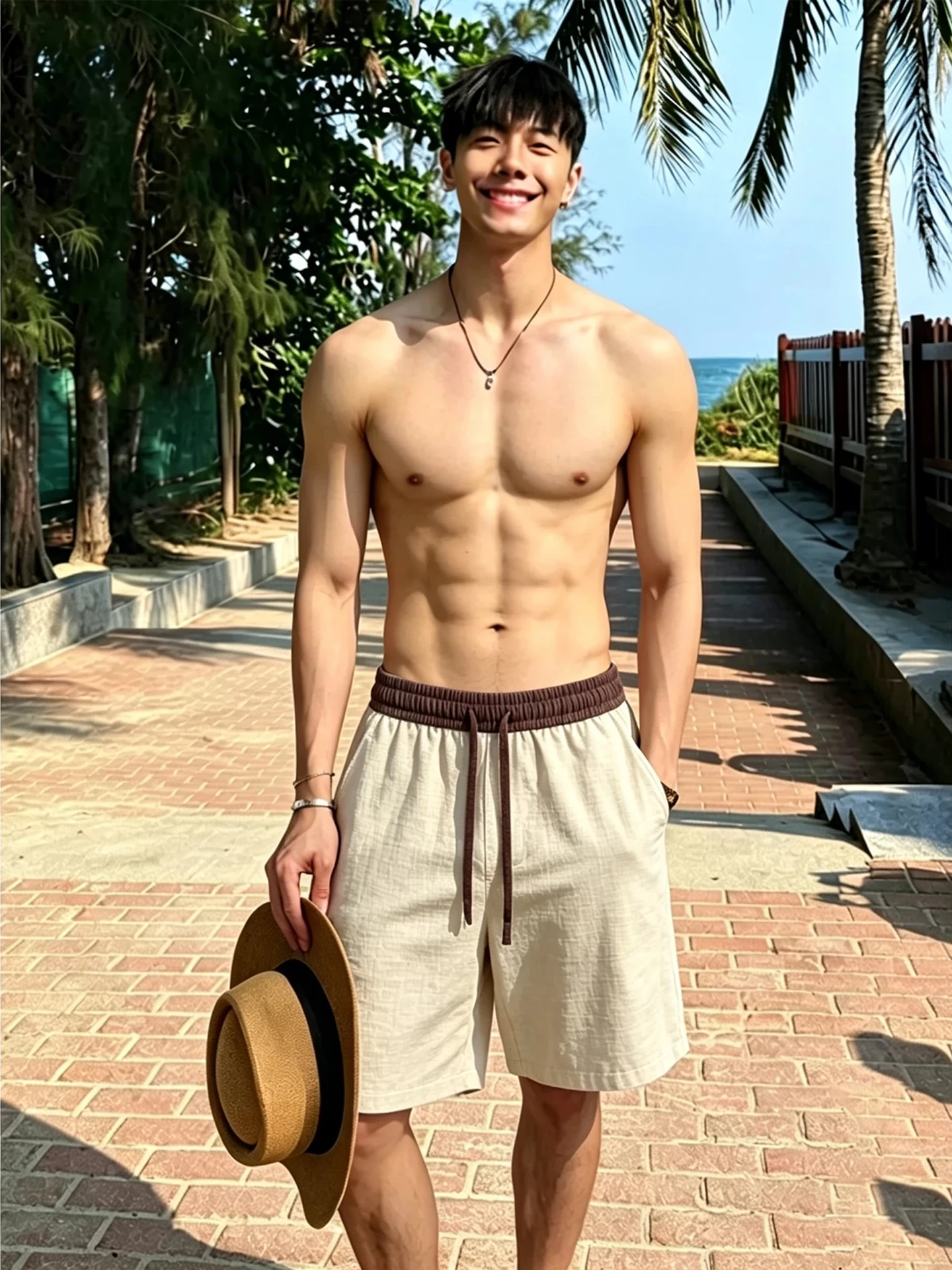 Loose Linen Short Pants Men's Summer Thin Breathable Color Block Waist Five Shorts Casual Straight Leg Outdoor Wear Big Boxer...
Loose Linen Short Pants Men's Summer Thin Breathable Color Block Waist Five Shorts Casual Straight Leg Outdoor Wear Big Boxer...