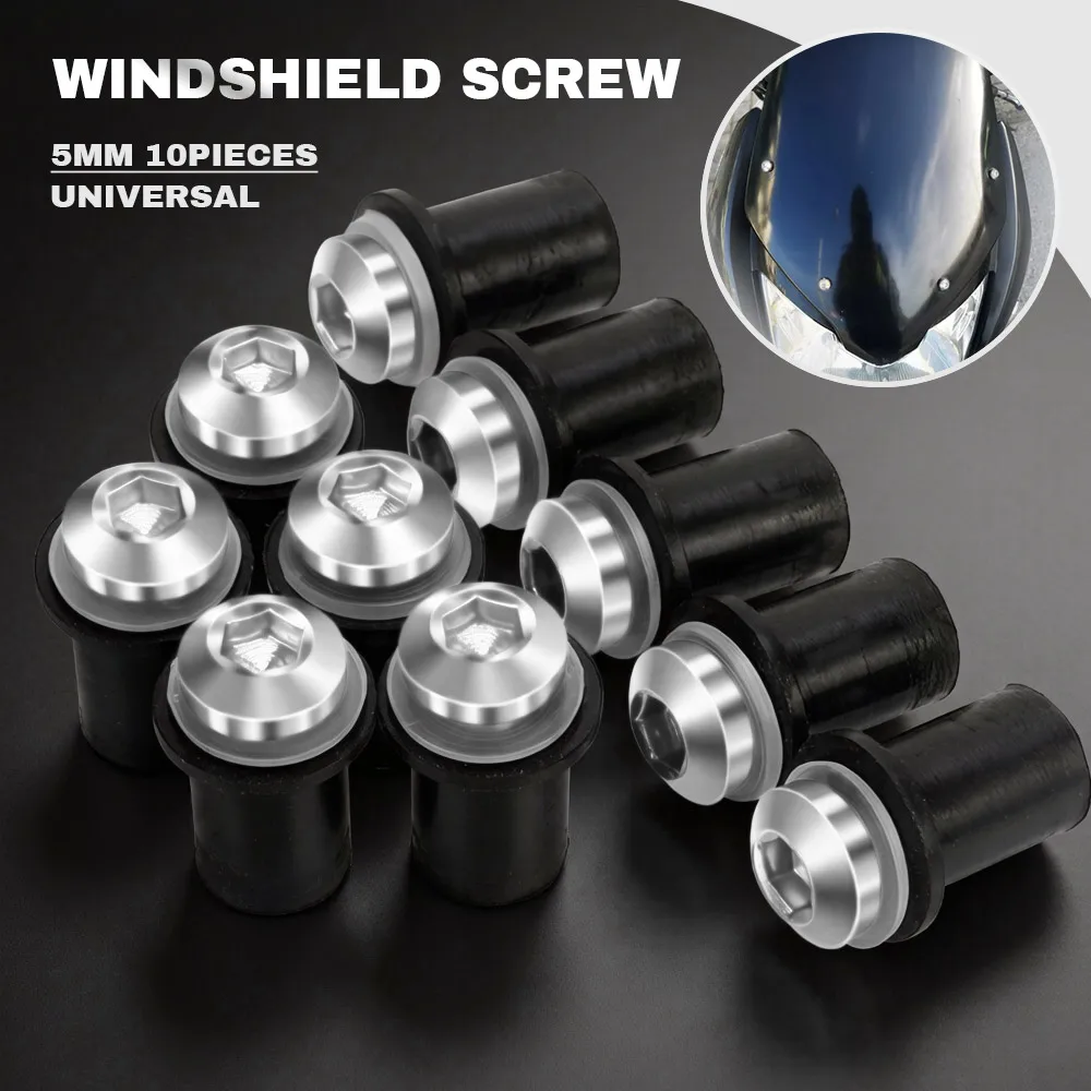 Universal 5MM CNC Fairing Bolts Windshield Screws For Suzuki DL650 V-Strom 650 2004-2010 2011 Motorcycle Mounting Rubber Nuts
Universal 5MM CNC Fairing Bolts Windshield Screws For Suzuki DL650 V-Strom 650 2004-2010 2011 Motorcycle Mounting Rubber Nuts