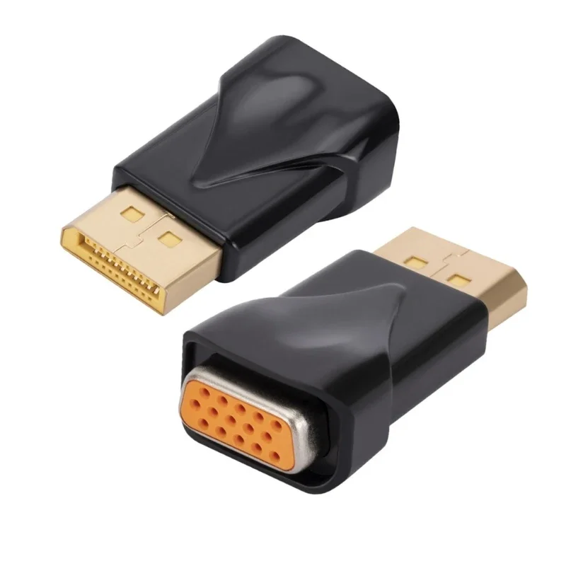 DisplayPort to VGA Adapter 1080P Converter Display Port to VGA Adapter Male to Female Connector for Computer Desktop
DisplayPort to VGA Adapter 1080P Converter Display Port to VGA Adapter Male to Female Connector for Computer Desktop